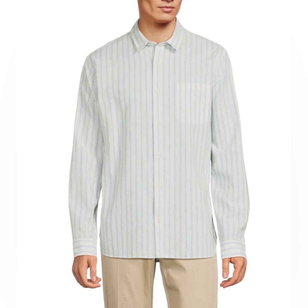 Vince
Striped Linen Blend
Classic Fit Shirt